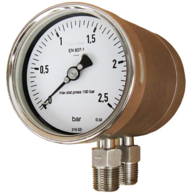 PMD Diaphragm with double measuring chambers