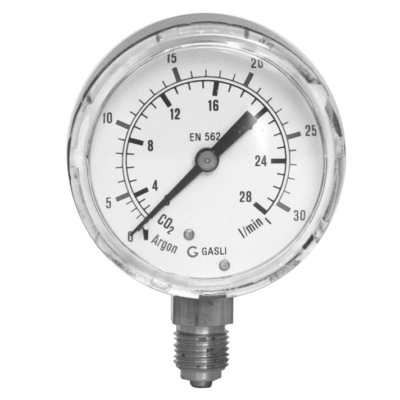 Argon / CO2 pressure gauges