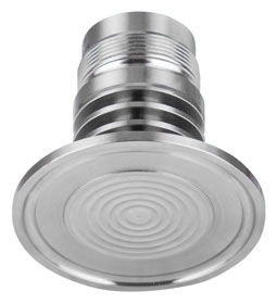 Tri-clamp underlying diaphragm