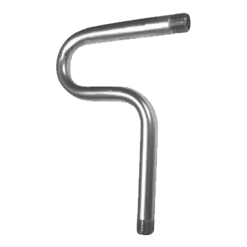 BSP siphon pipe angled